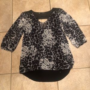 ♦️ 5 for $25! ♦️ Black Leopard Print Dress Top